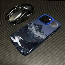 Phone Case - River And Mountain Pattern, Suitable For Iphone - 透紫 - 查看 3