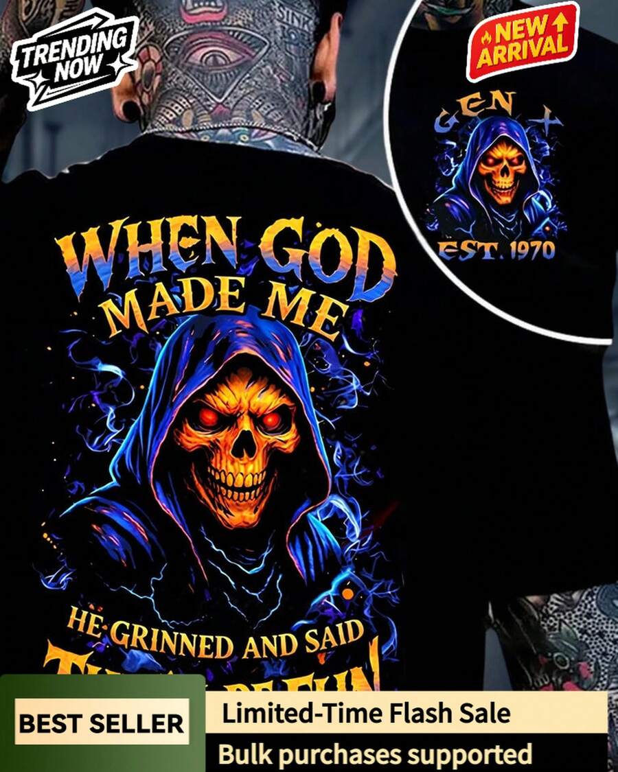Men T-Shirts - 黑色 - 查看 1