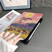 1件星空油畫平板保護殼，附筆槽，相容 iPad 10代智能保護殼/Air 13(M3 2025)/Air 11/11(A16 2025)，相容 OPPO Pad，相容 MatePad，相容 Vivo Pad，相容 Honor Pad，相容 小新 Pad - 彩色 - 查看 9