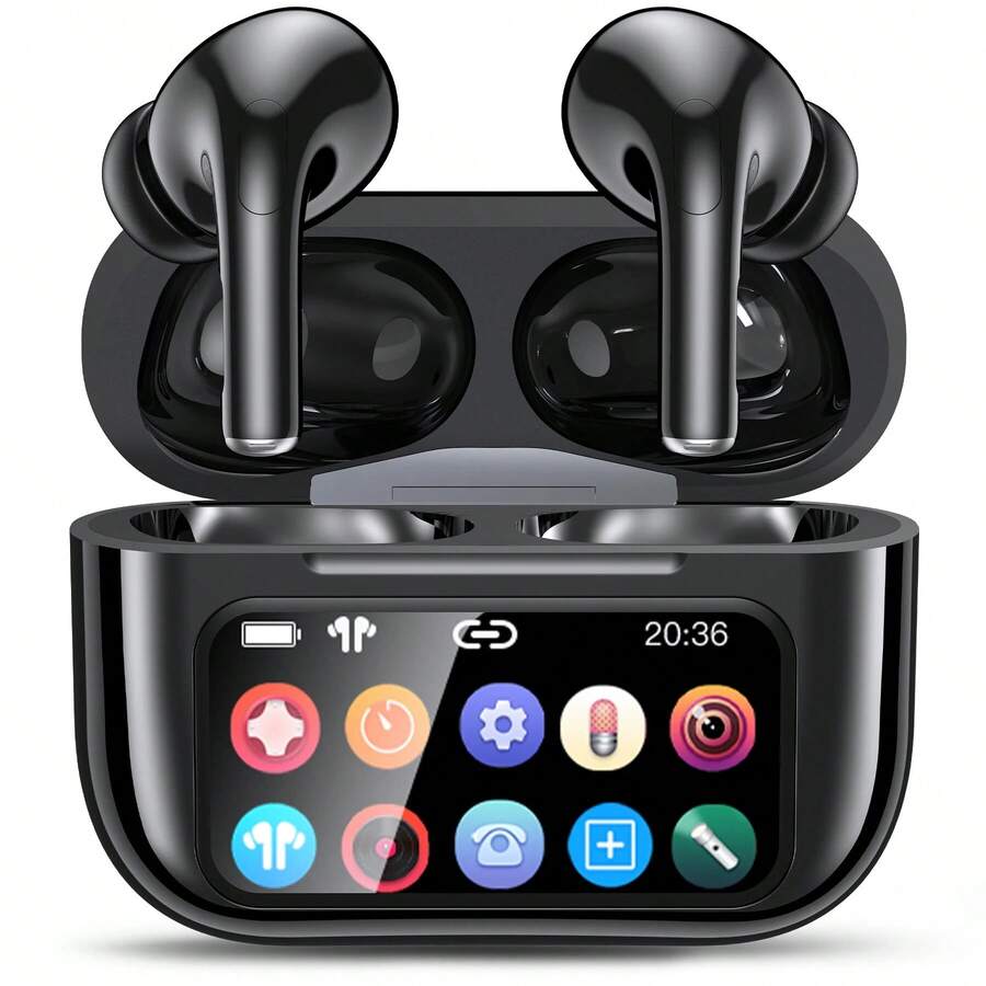 Tagry A9 Pro Bluetooth ANC Noise Cancelling Wireless Earbuds 5.3 Smart Touch Screen Multi-EQ HiFi Stereo Headphones For Daily Commute And Fitness - View 1