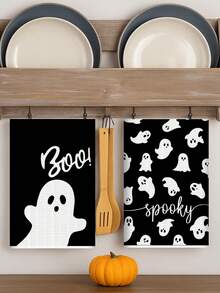 Kitchen Towels - Black - View 8