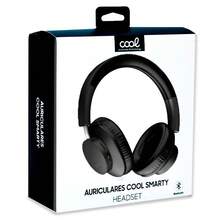 Auriculares Stereo Bluetooth Cascos COOL Smarty Negro - Ver 9