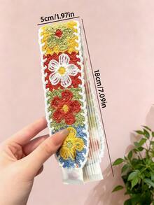 1/2/4pcs/Set Mori Style Pastoral Hook-And-Loop Hair Accessories, Fresh And Sweet - Suitable For Women And Girls, Applicable For Daily, Back To School, Vacation, Party - Multicolor - View 10