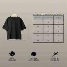 Camiseta Oversized Gola Alta Streetwear Algodão Estilo Urbano Treino Casual Preto Estamp Todas Ocasiões ARANHA 53 - Preto - Visão 3