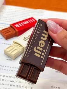 1pc Chocolate Keychain, Keychain, Keychain Accessories, Funny Keychain, Suitable For Office Desk, Stress Relief - Multicolor - View 6