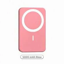 Slim Light Blue Magnetic Portable Power Bank With 5000mAh Capacity, Wireless Phone Charger For Daily Carry, Supports 22.5W Fast Wired Charging Alongside 15W Wireless Charging, With High-Capacity Backup Power, Hassle-Free  Use And A Slim Profile, Made For Back To School, Student Life, Lesson Days, Sports Training, Bus Rides, Student Routines And Weekend Activities - 1PC - View 14