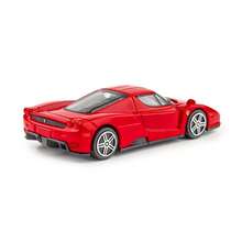 Burago 1:43 比例 Ferrari Enzo 紅色鋅合金壓鑄模型車，創意模型玩具/裝飾品，適合青少年與成人收藏，可用作桌面裝飾，完美的節日禮物 - Enzo -紅色 - 查看 3