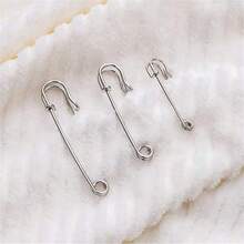 10pcs Thickened Metal Safety Pins, Anti-Exposure Brooch, Clothing Waistband Adjustment Pins - Multicolor - View 5