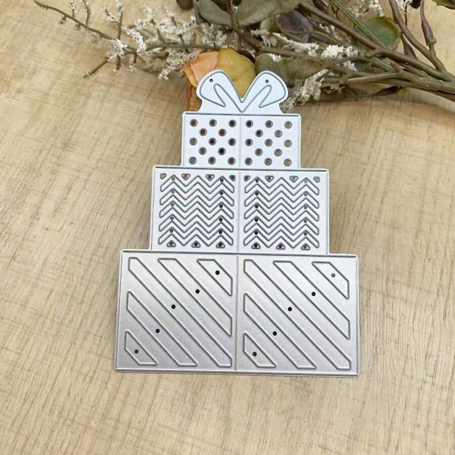 Scrapbooking Die-Cuts For Card Making, Christmas Metal Cutting Dies, Paper Craft Punch Template, Background Embossing Stencils, DIY Album Decor - DX898 - View 1