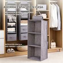 Perfecto para ropa interior, calcetines, bufandas y pequeños accesorios diarios - Gris Claro - Ver 3