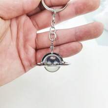 1pc Minimalist Creative Realistic Planet Model Keychain, Home Party Gift For Friends And Family, Fashion Bag Charm, Car Accessory, Unisex DIY Birthday Memorial Gift For Girlfriend - Multicolor - View 8