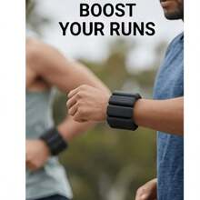 2 Sets Adjustable Wearable Wrist & Ankle Weights, Unisex Wrist & Ankle Weight Set Suitable For Fitness, Yoga, Walking, Jogging, Dancing, Pilates, Aerobic Training And Home Workout - Multicolor - View 6