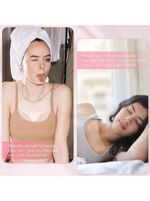 1pc Reusable Silicone Transparent Chest Patch, Fine Line Prevention Patch, Facial Skin Care Chest Patch, Beauty Personal Care Tool, Skin-Friendly Chest Patch, Chest Wrinkle Patch, Self-Adhesive Overnight Chest Patch, Revitalize Skin - Multicolor - View 9