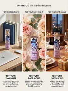 Bath and Body Works 蝴蝶香氛喷雾，女士香氛喷雾，8盎司/236毫升，无动物实验，适合送给女友、妻子、母亲、朋友，生日、毕业典礼、派对、旅行、露营、户外活动、学校、校园旅行、节日、冬季圣诞节等特殊场合。 - 蝴蝶 - 查看 3