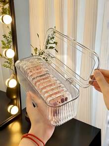 1PC/15PCS Bracelet Storage Box, Transparent Acrylic Anti-Oxidation, Portable Box For Crystal Bracelets, Jewelry, Nail Art Accessories, Beads, Bracelets - Transparent - View 1