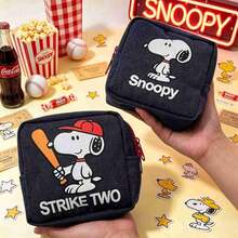 1pc 2026 New Snoopy Storage Bag, Snoopy Denim Cute Small Storage Bag, Cute, Suitable For Birthday, Party, Holiday, Fan Gift, Surprise Toy, Give To Friends And Family (Random Style) - Multicolor - View 6