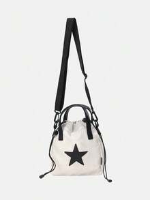 Converse Unisex Chuck Taylor SEASONAL Shoulder Bag UA5953-W2Y - Black and White - View 1