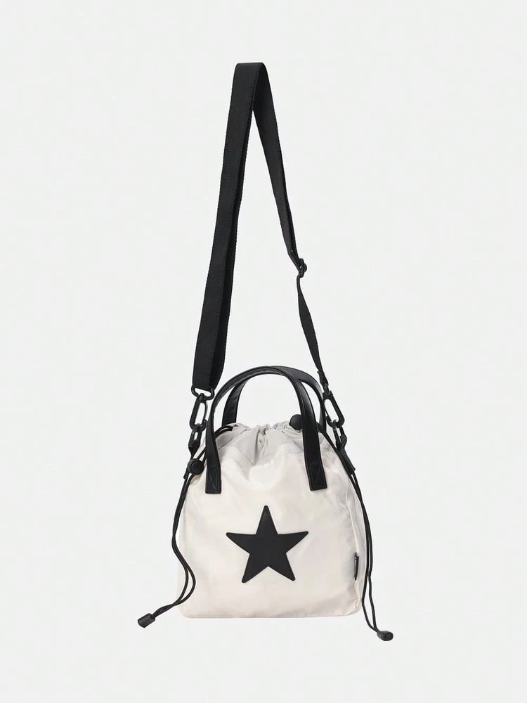 Converse Unisex Chuck Taylor SEASONAL Shoulder Bag UA5953-W2Y - Black and White - View 1