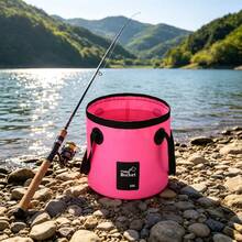 20L Collapsible Water Bucket With Carry Handle, Portable Folding Camping Bucket For Fishing, Car Washing, Hiking, Picnic And Emergency Water Storage - Multicolor - View 14