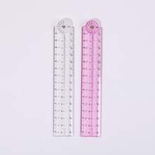 3pcs/1pc 30cm Colorful Transparent Flexible Foldable Ruler, Bendable Durable Plastic Ruler With Clear Markings, Portable Multi-Purpose Drawing Stationery, Suitable For Sketching, Drafting, Homework And Daily Office, Back To School Season Gift, Back To School/Back To School Season/Halloween/Christmas Essential (Random Style And Color, Due To Different Production Batches, Some Rulers May Have Small Black Text, Some May Not, Randomly Sent) - Multicolor - View 5