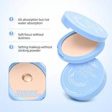 Water-Resistant Pressed Powder, Oil-Control Setting Powder, Matte Finish Powder, Long-Lasting Sweat-Proof Formula, Pore-Blurring Soft Focus Effect, Lightweight Fine Powder, Creates Natural Smooth Matte Makeup Look, Perfect Makeup - Multicolor - View 4