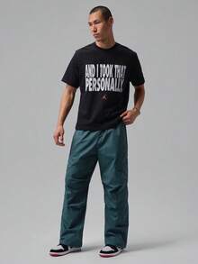 Jordan Celana Panjang Olahraga Tenun AS FLT Pria HV0531-031 - Dark Green - View 6