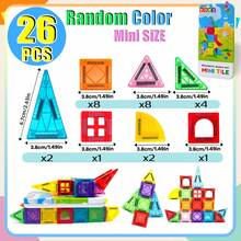 Magnetic Blocks Travel Set STEM Educational Toys For Boys, Learning Toys,Magnetic Building Blocks Set With Iron Box For Car Airplane , Magnetic Construction, Creative Educational Assembly Gift For Boys And Girl ﻿ ﻿ ﻿ - Multicolor - View 10