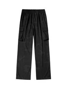 Men's Lightweight Casual Fashion Long Pants Outdoor Sports Multi-Pocket Cargo Pants - Black - View 3
