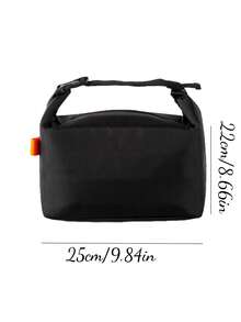 Customizable Portable Lunch Bag, Large Capacity Reusable Insulated Lunch Bag, Customizable Text Food Box, Waterproof Office Cold Storage Lunch Box With Shoulder Strap Insulated Cold Storage Bag, Large Capacity Travel Handheld Insulated Bag, Lunch Box Bag - Multicolor - View 7