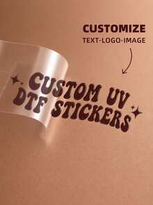 1-28件客製化UV 3D轉印貼紙，個性化防水彩色標籤貼紙，DIY貼紙。非常適合婚禮用品、派對必需品、萬聖節禮物裝飾、萬聖節辦公室裝飾、紀念品，適合情侶、好友、父母、同事，完美適用於萬聖節、派對、婚禮、聚會 - 多色1 - 查看 2