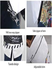 中性滑雪服套裝長褲，白色運動冬季滑雪服 - 白色 - 查看 7