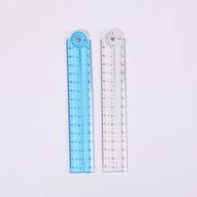 3pcs/1pc 30cm Colorful Transparent Flexible Foldable Ruler, Bendable Durable Plastic Ruler With Clear Markings, Portable Multi-Purpose Drawing Stationery, Suitable For Sketching, Drafting, Homework And Daily Office, Back To School Season Gift, Back To School/Back To School Season/Halloween/Christmas Essential (Random Style And Color, Due To Different Production Batches, Some Rulers May Have Small Black Text, Some May Not, Randomly Sent) - Multicolor - View 7