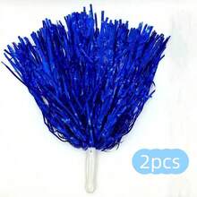2pcs Cheerleading Pompoms, Dance Performance Props, Square Dance Game Props, Suitable For Football, Basketball, Rugby And Sports Performances, Team Sports, Dance And Cheerleading Performance Props - Multicolor - View 10