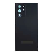 適用於 Galaxy S26Ultra/S25Ultra/S24Ultra/S23Ultra/S22Ultra/S21Ultra/S20Ultra/S20+/S20/Note20Ultra/Note10+/Note10/S10+/S10 的替換後玻璃背蓋，玻璃材質後殼後蓋，含拆卸工具，可用於更換或維修 - 黑色 - 查看 20