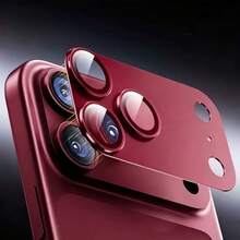 2026 New Burgundy, Compatible With Iphone 18 Pro Max/18 Pro Camera Lens Protector, Anti-Scratch Lens Film, AR High Definition Glass, Fashion Design Premium Phone Accessory - Burgundy - View 2