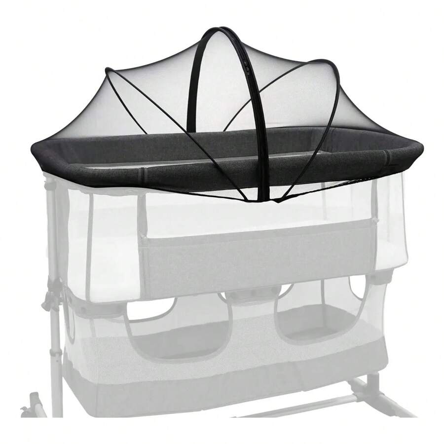 Baby Crib Netting & Accessories - Black - View 1