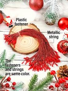 50pcs - Versatile Christmas Decoration Hanging Ropes, Durable And Reusable, Suitable For Decorating Trees, Windows, And Walls, Perfect For Holiday Gifts And Crafts - Multicolor - View 2