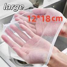 50/100/250/500pcs Fabric Sink Strainer Bags - Disposable Food Waste Collection Bags, Easy Drainage And Cleaning, Kitchen Cleaning Essential - Multicolor - View 2