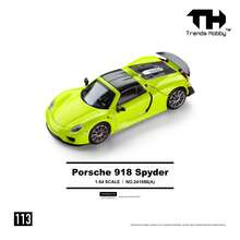 1:64 Hobby TH Porsche 918 Spyder Officially Licensed Zinc Alloy Die-Cast Car Model, Detachable Carbon Fiber Rear Cover, Fine Paint Finish, Highly Detailed Interior, Sturdy Construction, Halloween Christmas Birthday Gift - Multicolor - View 13