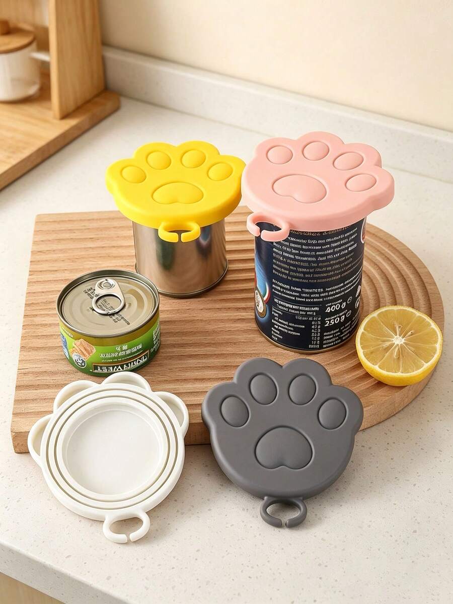 寵物食品罐蓋、寵物罐蓋、通用罐蓋、寵物食品儲存容器蓋，適用於狗和貓食品儲存，適合節日送禮