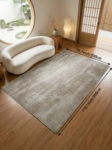 1pc Dark Minimalist Living Room Rug. Suitable For Kitchen, Dining Room, Bedroom, Room Holiday Decor, Indoor/Outdoor, Office, Lobby, Anti-Slip Door Mat, Bathroom Rug, Hallway, Study Gaming Area Rug. - Maroon - View 15