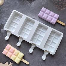 Creative Ice Cream Silicone Mold 3D Square Ice Cream Tray DIY Cake Chocolate Baking Mold - Multicolor - View 6