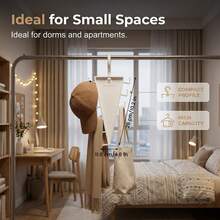 4pcs Rotating Multi‑Hook Hanger, Space‑Saving Closet Storage Organizer, Versatile Hanging Rack For Hats, Bags, Scarves, Belts, Home Wardrobe Accessories,Clothes Hanger - Multicolor - View 8