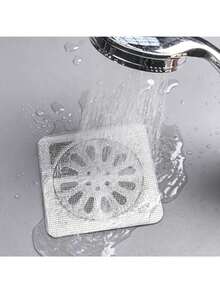 50pcs Premium Disposable Drain Filter Mesh, Effectively Prevent Hair Clogging And Insect Entry, Suitable For Toilet, Bathroom Sink And Floor Drain, Durable, Easy Installation, Quick Maintenance Of Drainage System - A - View 5