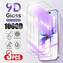 Yezodawee Full Coverage High Definition Eye Protection Anti-Blue Light Screen Protector, Compatible With Phone 18 Pro Max/Phone 18 Pro/Phone 16E/16/16 Plus/16 Pro/16 Pro Max, Phone 15/15 Plus/15 Pro/15 Pro Max, 14/14 Plus/14 Pro/14 Pro Max Series, Anti-Drop, Anti-Scratch, Smooth Touch, Fingerprint-Free - Clear - View 22