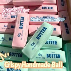 New Crisp ASMR Squeeze Soft Ball, Realistic Butter Stick Food Simulation Toy, Viral Stress Relief Venting Toy, Soft Elastic Pressure Relief Hand Toy, Suitable For Teenagers Desk Relaxation And Small Gifts