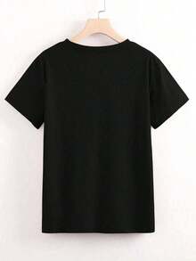 Women T-Shirts - Black - View 2