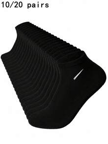 30/10 Pairs Men's Sports Socks, Versatile Short Socks, Soft And Lightweight, Multi-Functional Low-Cut Ankle Socks, Women's Long Socks And Stockings, Fitness, Autumn - Multicolor - View 4