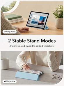 Compatible With Ipad Pro Protective Case, New Air7 Apple 11 Protective Case, 10th Generation Magnetic Double-Sided Clip Mini 7 All Inclusive Anti Drop Air654 Tablet, 13 Inch Detachable, 12.9 Thin And Light - Baby Blue - View 3