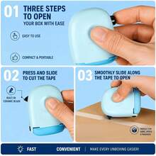 2-In-1 Privacy Roller Stamp With 3 Refill Ink Bottles (5ml Each), Built-In Box Opener, Quick-Drying Ink, Covers Personal Information, Suitable For Packages, Documents, Office Bills And Mail - Privacy Protection Stamp - View 5